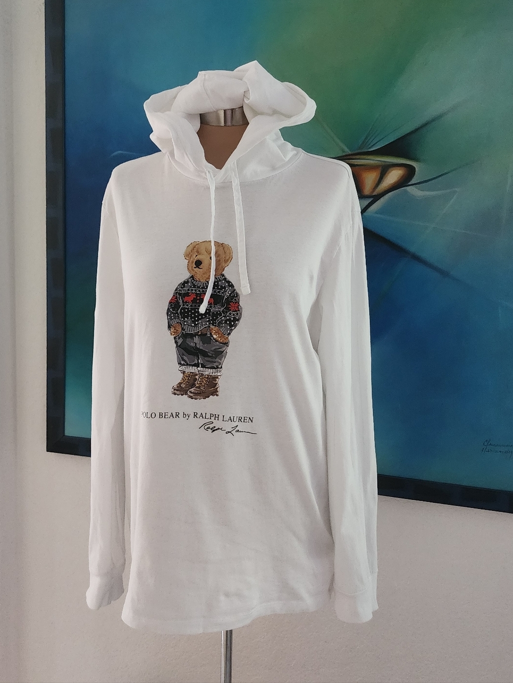 POLO RALPH LAUREN |  Polo Bear White Hoodie Tee
